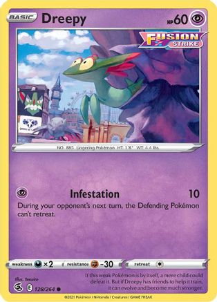 Dreepy 128/264 - Fusion Strike Reverse Holofoil