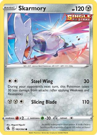 Skarmory 182/264 - SWSH08 Fusion Strike Reverse Holofoil