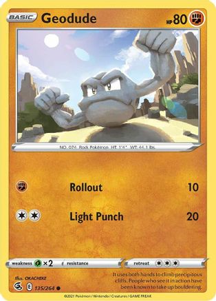 Geodude 135/264 - Fusion Strike