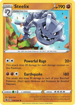 Steelix 139/264 - Fusion Strike Holofoil