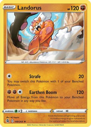 Landorus 148/264 - SWSH08 Fusion Strike Holofoil