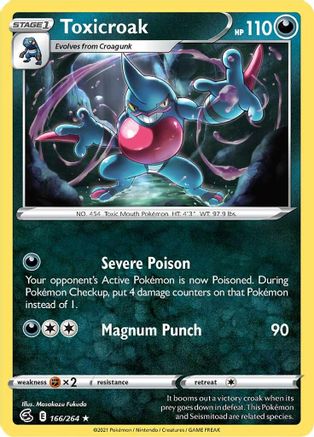 Toxicroak 166/264 - Fusion Strike