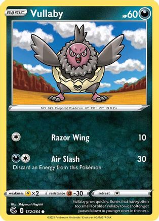 Vullaby 172/264 - SWSH08 Fusion Strike Reverse Holofoil