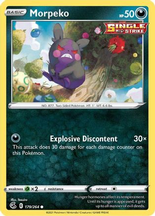 Morpeko (179) 179/264 - SWSH08 Fusion Strike