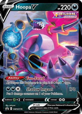 Hoopa V SWSH176/307 - SWSH Black Star Promos Holofoil