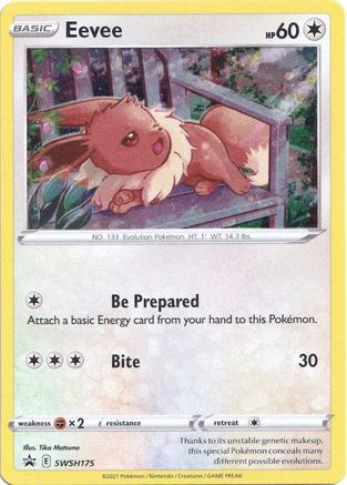 Eevee SWSH175/307 - SWSH Black Star Promos Holofoil