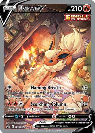 Flareon V SWSH179/307 - SWSH Black Star Promos Holofoil