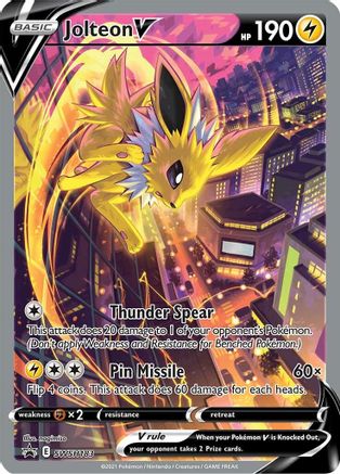 Jolteon V SWSH183/307 - SWSH Black Star Promos Holofoil