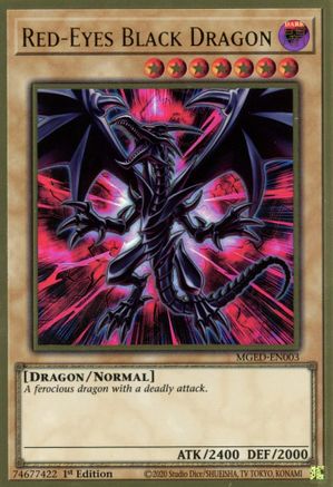 Red-Eyes Black Dragon (MGED-EN003) - Maximum Gold: El Dorado 1st Edition