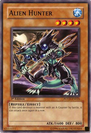 Alien Hunter - POTD-EN026 - Power of the Duelist Unlimited