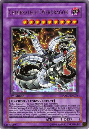 Chimeratech Overdragon (POTD-EN034) - Power of the Duelist Unlimited