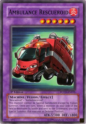 Ambulance Rescueroid - POTD-EN035 - Power of the Duelist 1st Edition