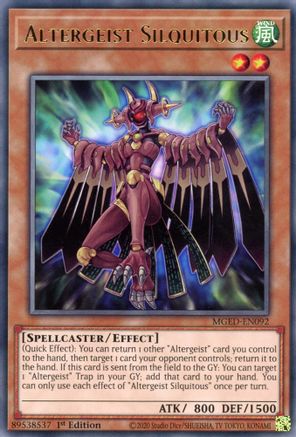 Altergeist Silquitous (MGED-EN092) - Maximum Gold: El Dorado 1st Edition