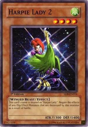 Harpie Lady 2 (SD8-EN014) - Structure Deck: Lord of the Storm Unlimited
