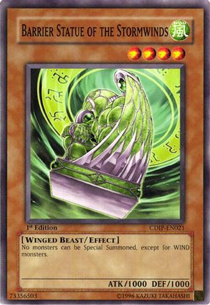 Barrier Statue of the Stormwinds (CDIP-EN021) - Cyberdark Impact 1st Edition