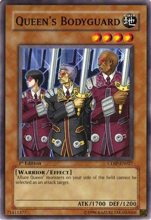 Queen's Bodyguard (CDIP-EN027) - Cyberdark Impact 1st Edition