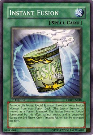 Instant Fusion (CDIP-EN040) - Cyberdark Impact Unlimited