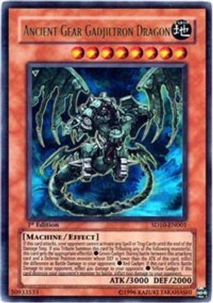 Ancient Gear Gadjiltron Dragon - SD10-EN001 - Structure Deck: Machine Re-Volt Unlimited