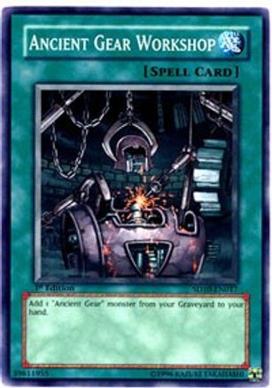 Ancient Gear Workshop - SD10-EN017 - Structure Deck: Machine Re-Volt Unlimited