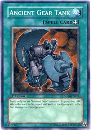 Ancient Gear Tank - SD10-EN018 - Structure Deck: Machine Re-Volt 1st Edition