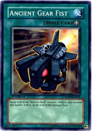 Ancient Gear Fist - SD10-EN020 - Structure Deck: Machine Re-Volt Unlimited