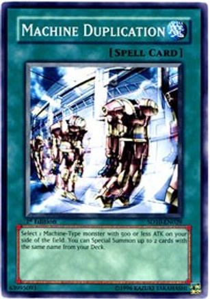 Machine Duplication (SD10-EN029) - Structure Deck: Machine Re-Volt 1st Edition