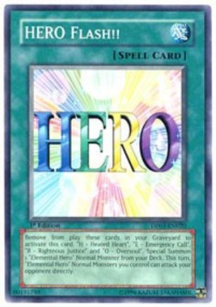 HERO Flash!! (DP03-EN020) - Duelist Pack 3: Jaden Yuki 2 1st Edition