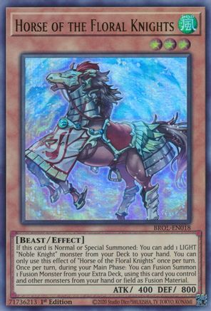 Horse of the Floral Knights (BROL-EN018) - Brothers of Legend 1st Edition