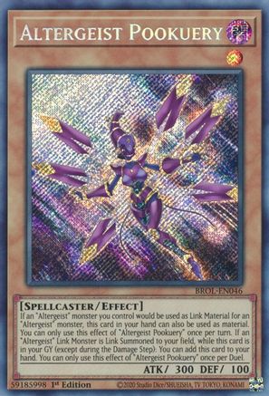 Altergeist Pookuery - BROL-EN046 - Brothers of Legend 1st Edition