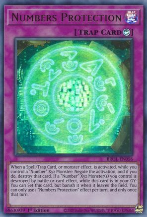 Numbers Protection (BROL-EN056) - Brothers of Legend 1st Edition