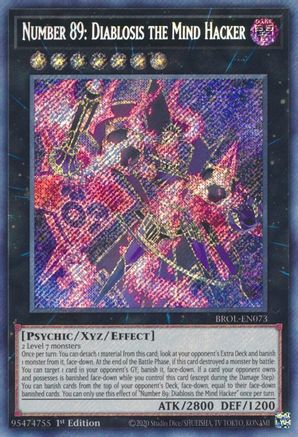 Number 89: Diablosis the Mind Hacker (BROL-EN073) - Brothers of Legend 1st Edition