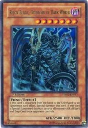 Reign-Beaux, Overlord of Dark World (STON-EN017) - Strike of Neos 1st Edition