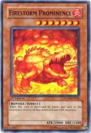 Firestorm Prominence (STON-EN026) - Strike of Neos Unlimited