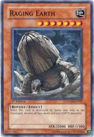 Raging Earth (STON-EN027) - Strike of Neos 1st Edition
