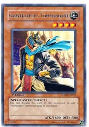 Gravekeeper's Commandant (FOTB-EN015) - Force of the Breaker 1st Edition
