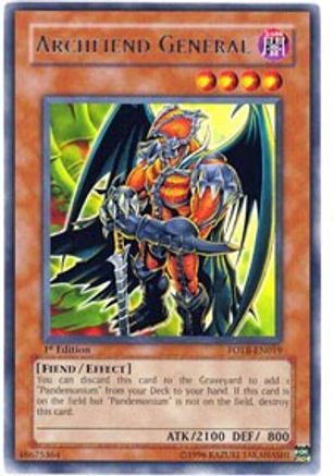 Archfiend General (FOTB-EN019) - Force of the Breaker 1st Edition