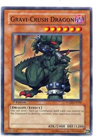 Gravi-Crush Dragon (FOTB-EN030) - Force of the Breaker 1st Edition