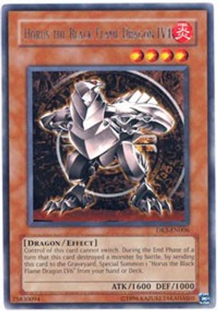 Horus the Black Flame Dragon LV4 (DR3-EN006) - Dark Revelation Volume 3 Unlimited