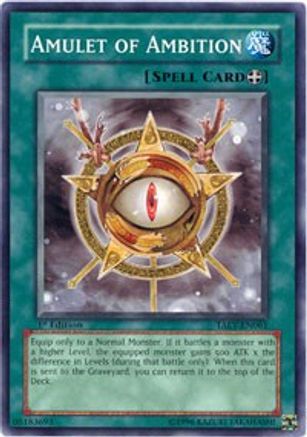 Amulet of Ambition - TAEV-EN061 - Tactical Evolution 1st Edition