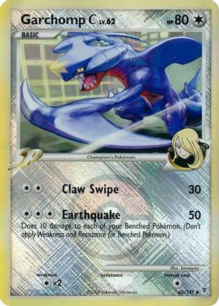 Garchomp C - 60/147 (League Promo) 60 - League & Championship Cards Reverse Holofoil