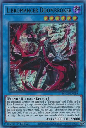 Libromancer Doombroker (BACH-EN089) - Battle of Chaos 1st Edition