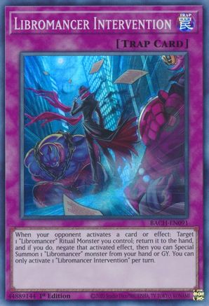 Libromancer Intervention (BACH-EN091) - Battle of Chaos 1st Edition