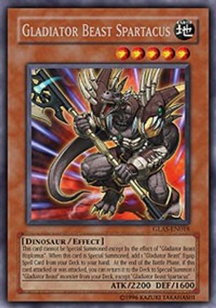 Gladiator Beast Spartacus (GLAS-EN018) - Gladiator's Assault 1st Edition