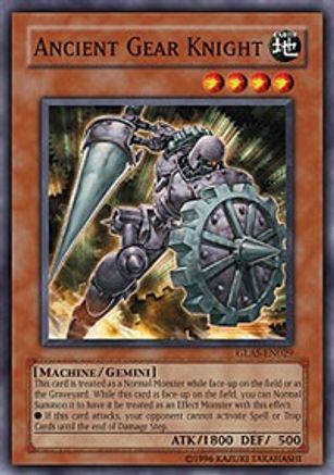 Ancient Gear Knight - GLAS-EN029 - Gladiator's Assault 1st Edition