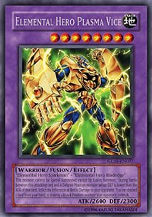 Elemental Hero Plasma Vice (GLAS-EN037) - Gladiator's Assault 1st Edition