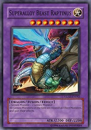 Superalloy Beast Raptinus (GLAS-EN042) - Gladiator's Assault Unlimited