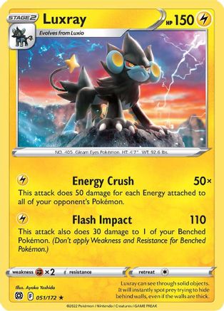 Luxray 51/172 - Brilliant Stars