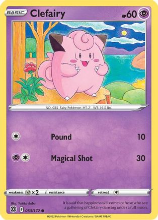 Clefairy 53/172 - SWSH09 Brilliant Stars