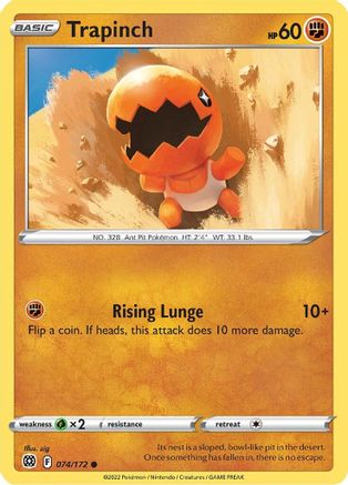 Trapinch 74/172 - SWSH09 Brilliant Stars