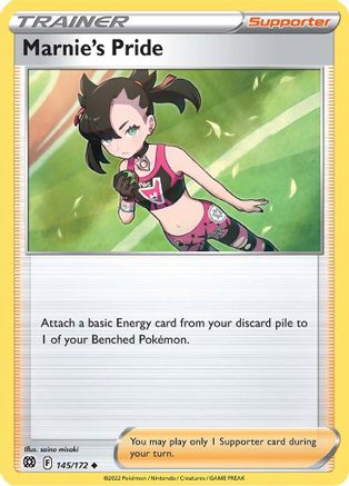 Marnie's Pride 145/172 - SWSH09 Brilliant Stars Reverse Holofoil